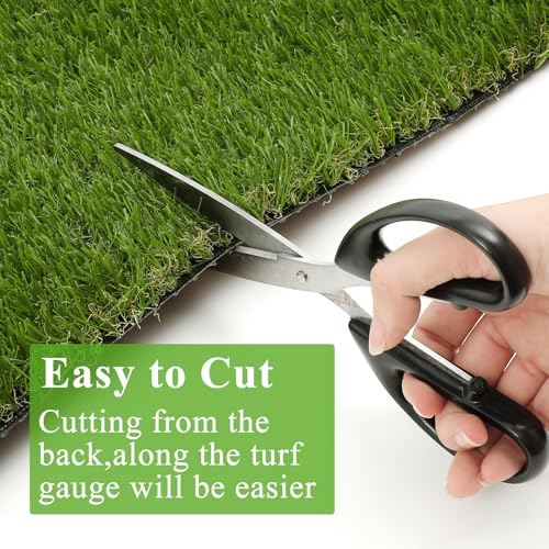 HEBE Fake Grass Pee Pad for Dogs 20"x30", Artificial Grass Turf for Indoor Outdoor Potty Training, Washable Dog Potty Grass Mat with Drainage Holes, Reusable Non-Slip Pet Potty Pad - size: 20''x30''