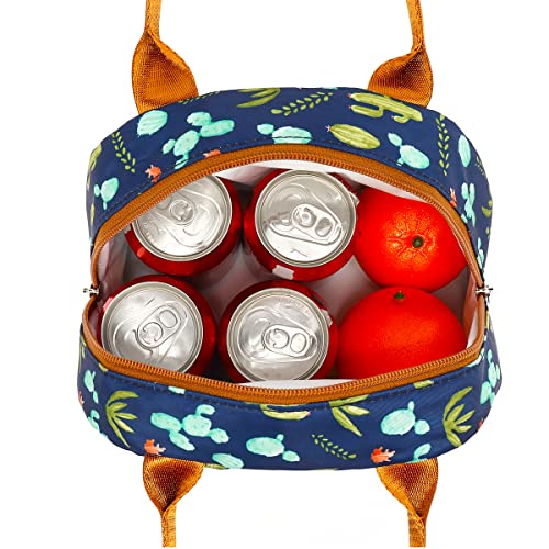 FlowFly Insulated Lunch Cooler Bag - Tote Bag Organizer for Women/Men, Cactus - color: Cactus