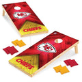 Wild Sports NFL Kansas City Chiefs 2' x 4' Regulation Size Solid Wood Cornhole Set with Direct Print HD Team Graphics