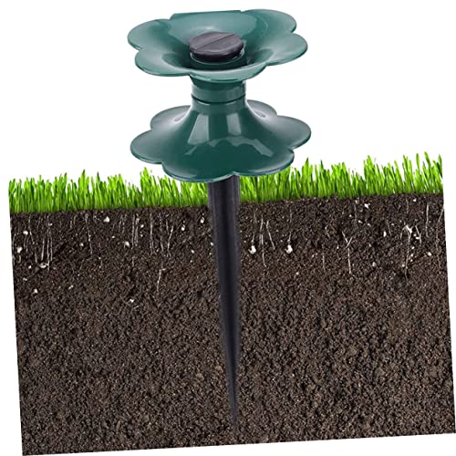 Abaodam 4Pcs Heavy Duty Garden Hose Guide Spikes Durable Hose Stakes for Lawn and Garden Watering Plant Protector for Greenhouse Flower Bed and Patio Use