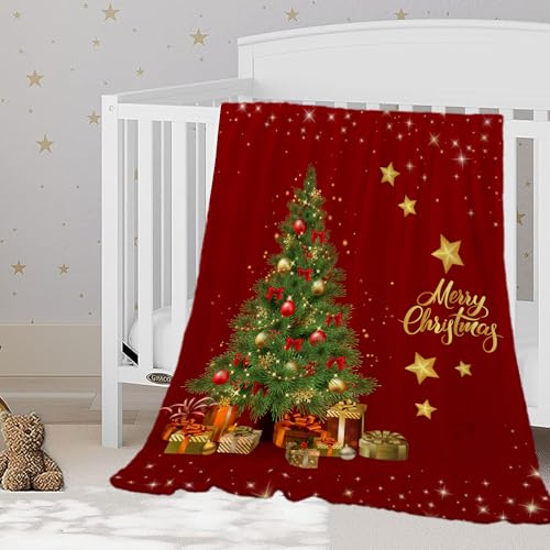 YeeJu Christmas Throw Blanket Baby Small Red Christmas Tree Blanket for Toddler Swaddle Pet Crib Soft Lightweight Fuzzy Plush Fleece Blankets and Throws Xmas Winter Holiday Blanket 30x40 - color: Chrsitmas-26, size: 30"x40"