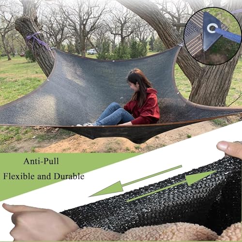 Shade Cloth - Garden Shade Mesh Netting with Grommets Outdoor Sun Shade Cover for Pergola Patio Plants Greenhouse Chicken Coop Black Shading Rate 70% -90% (6X3FT) - size: 6.5ftX3ft