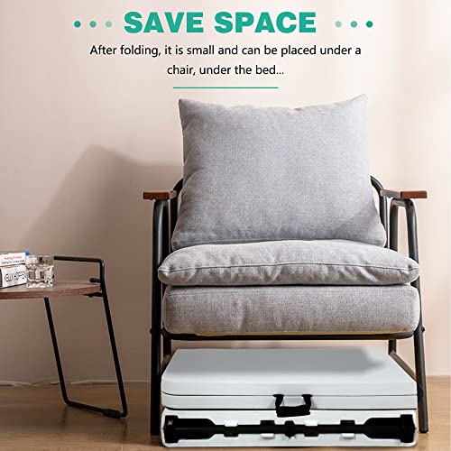 PayLessHere Folding Table Plastic Picnic Table for Parties Wedding Camping Office with Carrying Handle (White, 6 FT) - color: White, size: 6 FT