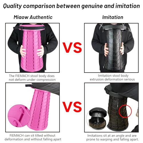 Portable & Lightweight Foldable Camping Chair for Adults, Heavy Duty Folding Stool with Adjustable Shoulder Strap, Perfect for Picnic, Beach, Backyard, and Sporting Events, Max Weight 400lbs - color: Pink