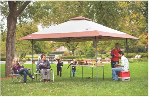 Coleman 13x13ft Instant Canopy Sun Shelter, Portable Shade Tent Sets Up in 3 Minutes, Vented Roof for Airflow & UPF 50+ Sun Protection, Great for Beach, Park, Tailgating, Camping, Backyard & More - style: Pfas-free