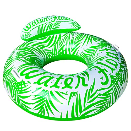 SUNSHINEMALL Inflatable Pool Floats Adult Swimming Rings Pool Floaties Accessories Lake Water Floats Beach Air Sofa Inflatable Lounge Chairs Rafts - color: Green