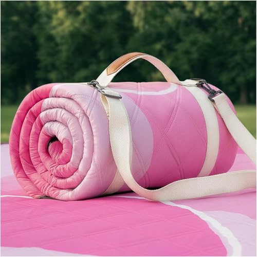 Extra Large Outdoor Picnic Blanket Camping Beach Mat Adult Women Her Mother Day Sister Mom Gf Girlfriend Aunt Titi Best Friend Friendship Grandma Bestie Wife Daughter Law Lady Happy Birthday - color: Abstract Pink