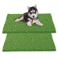30 x 20 inches 2 Pack Fake Grass Pee for Dogs Artificial Grass Rug Pad for Puppy Potty Washable Grass Mat for Pet Training with Drainage Hole - size: 30 x 30 Inch (Pack of 2)