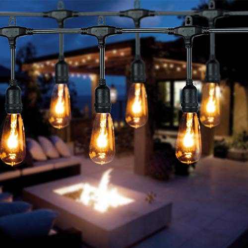 10 Pack Edison Replacement Light Bulbs,7-Watt E17 Screw Base ST40 Replacement Clear Glass Light Bulbs for Outdoor String Lights, Warm White - style: E17 Bulbs - 10 PC