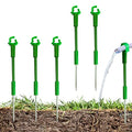 6PC 5/8”Hose Guides for Garden Decorative，Water Hoder to Keep Hose off Grass，Outdoor Post Garden Support Water Sprinkler Stand Butler Gardening Supplies for Garden Lawn Yard (Set B) - style: Set B