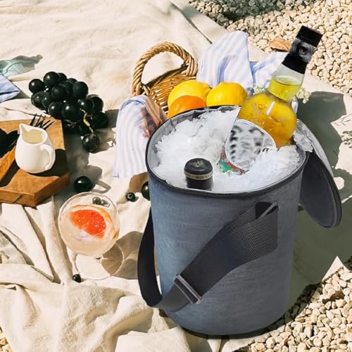 All-in-One Party Cooler Bag with Folding Design and Insulated Compartments -GETTOONE Ideal for Tailgating and Outdoor Events! - size: 7.8 X 12.5 Inch