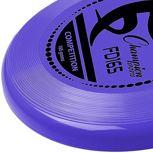 Champion Sports Competition Plastic Discs, Assorted Color - color: Assorted (Single Disc), size: 11 Inch Diameter (165 Grams)