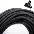 ZhiYo 50 FT 1/2” Wire Loom Split Tubing Auto Wire Conduit Flexible Cover Plastic Cover for Electrical Wires & Cables High Temperature (-40F to 257F) - color: Black, size: 50 FT 1/2”