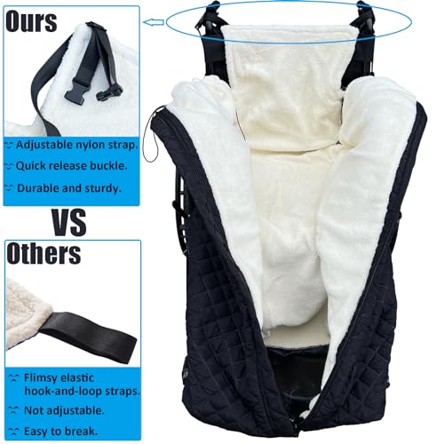 Wheelchair Blanket - Outdoor Lap Blanket with 2 Pockets for Hands - Waterproof and Windproof Foot & Leg Pocket Blanket - Thick Warm Fleece Lined Knee Blanket for Wheelchair, Recliner & Chair (L) - size: Large