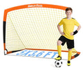 Dimples Excel Soccer Goals Kids Net for Backyard 7x5, 5x3.6, 4x3, 3x2.2 FT - style: 5‘x3.6' FT, 1 Pack