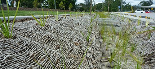 AK-Trading Jute Erosion Control, Soil Saver Mesh Blanket - 48" Wide x 1 Yard (3 feet Long) - 12 Sq. Ft. Coverage - size: 1 Yard