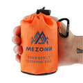 Emergency Sleeping Bag Survival Bivy Sack Use as Emergency Blanket Lightweight Survival Gear for Outdoor Hiking Camping Keep Warm After Earthquakes, Hurricanes and Other disasters - color: Orange-1P