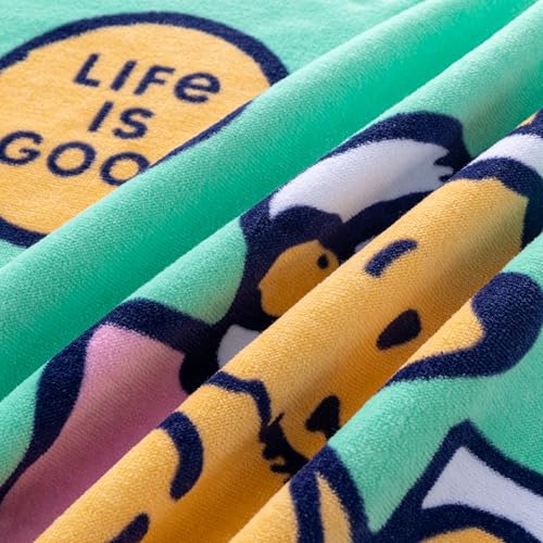 Berkshire Beach Towel — 100% Cotton Pool & Beach Towel, Absorbent, Quick-Drying & Sand-Free, 36'' × 72'' - color: I Like It Here