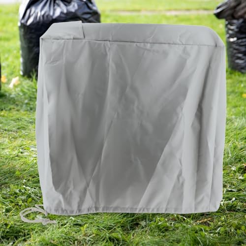 Gralara Wall Mounted Garden Hose Reel Cover Water Hose Reel Cover Sun Protection, Accessories, Protective Cover for Outdoor, Gray