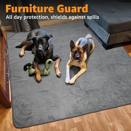 Washable Dog Pee Pads: 34x52 1 Pack Reusable Whelping Pads, Absorb Dog Mats Non-Slip Puppy Training Pads for Whelping, Potty, Training, Playpen, Crate - size: 34"x52"
