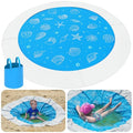 6.5 x 6.5 Feet Baby Beach Pool-Waterproof Kid Pool and Beach Blanket-2 in 1 PVC Toddler Paddling Pool for Infant Kids Boys and Girls - color: Style 2