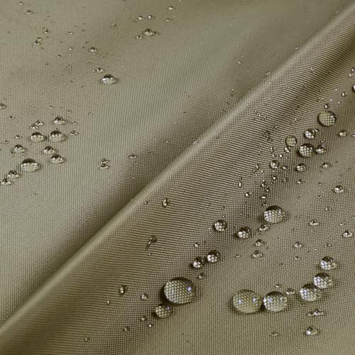 1Yard (60"×36") Marine Waterproof Fabric - Outdoor UV-Resistant Lightweight Durable Ripstop Material, UPF50+ Sun-Protection Blackout for Tarp Tent Camping Canopy, Army Green - color: Army Green, size: 1 Yard