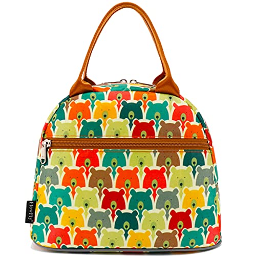 FlowFly Insulated Lunch Cooler Bag - Tote Bag Organizer for Women/Men, Bear - color: Bear
