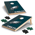 Wild Sports 2' x 3' Solid Wood Cornhole Set with Direct Print HD Team Graphics – Great Gift for Any Football Fan! Bean Bag Toss Family Outdoor Games – NFL Philadelphia Eagles