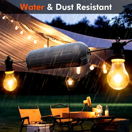 2 Pack of RESTMO Compact Outdoor Extension Cord Cover, IP44 Waterproof Box and Safety Housing Case, Ideal to Protect Outdoor Plugs, Electrical Connections, Holiday Decoration Lights, Size Small, Gray - color: Gray, size: 2 Pack