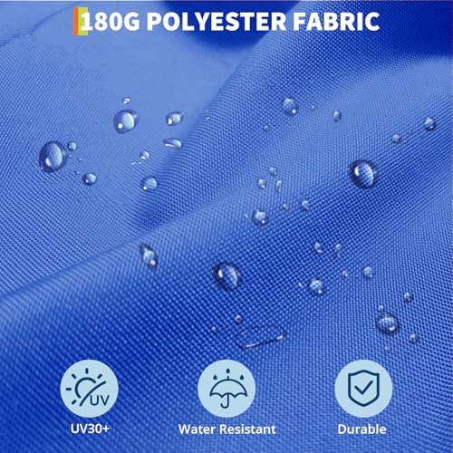 TrailBlaze 10ft Cantilever Patio Umbrella – 360° Rotating Offset Sun Shade with Adjustable Tilt, Waterproof Windproof 600D Oxford Canopy, Heavy-Duty Rustproof Aluminum Frame, Cross Base – Ideal for Garden, Patio, Poolside - color: Navy Blue