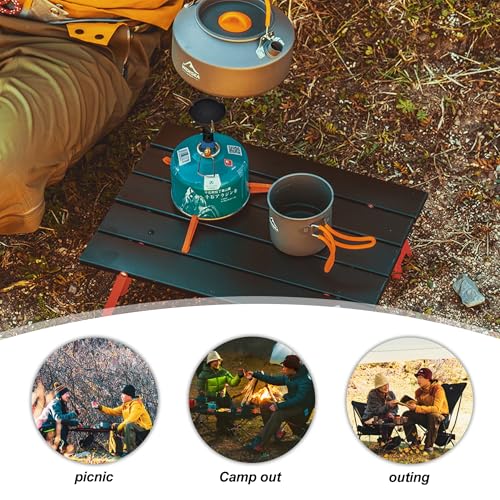 Widesea Camping Burner Stove 3300W Outdoor Gas Stove Small Backpacking Stoves Portable Bottletop Backpacking Stove Portable Tourist Survival Bushcraft Kitchen - style: NON IGNITION