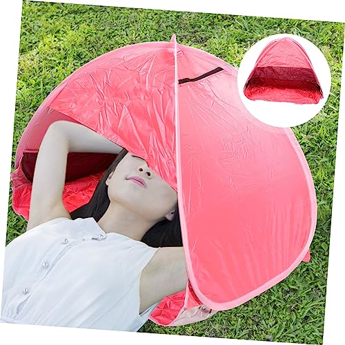 Happyyami Instant Sun Shade Canopy Beach Tent Pet Tent Portable Hiking Tent Fast Sunshade Shelter Head Sun Shade Automatic Camping Tent Baby Play Pool Tent Travel Galvanized Iron Mini Laptop