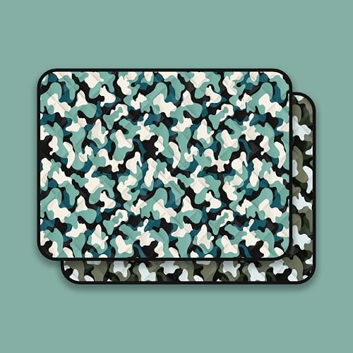 Waterproof Blanket, 29" x 34” - Seat Cover for Dogs and Pets. Ideal for Small and Medium Pet Crate Blankets, Settle mat, Diaper Changing and Playmat for Babies - color: Blue / Gray