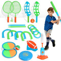 Outdoor Toys for Kids Ages 4-8, 8-in-1 Backyard Games Set with Multiple Sports Activities, Outdoor Family Play for Boys and Girls, Ideal for Parties, Camping & Birthday Gifts