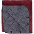 REDCAMP 79"x79" Winter Outdoor Blanket with Sherpa Lining, Waterproof & Windproof Cold Weather Blankets, Extra Thick Warm Blanket for Camping Stadium Car Dog, Machine Washable Portable Red - color: Red/79''x79''