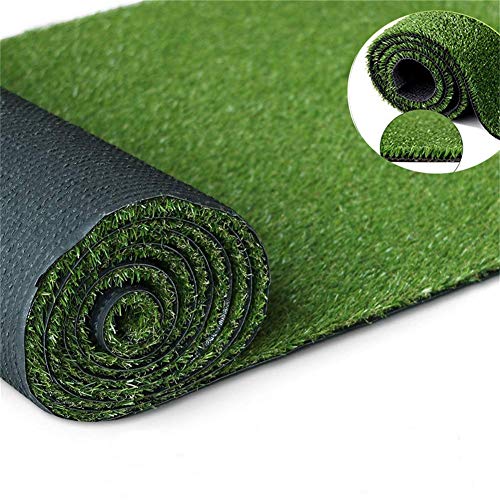 Artificial Grass Turf Lawn, 5Feet X 38Feet Realistic Indoor Outdoor Garden Balcony Decor Landscape Synthetic Fake Grass Pet Rug Carpet - size: 5' x 38'