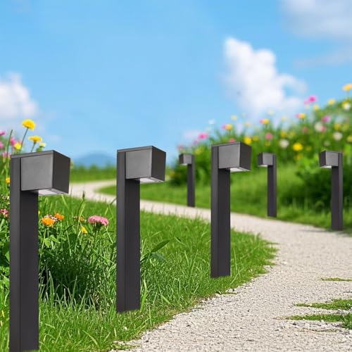 Dynaming Solar Pathway Lights Outdoor, 6 Pack Solar Garden Lights, Landscape Path Lighting, Waterproof & Auto On/Off for Patio Yard Lawn Walkway Driveway Decor