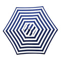 Sunnyglade 7.5ft Patio Umbrella Replacement Canopy Market Umbrella Top Outdoor Umbrella Canopy with 6 Ribs - color: Blue and White
