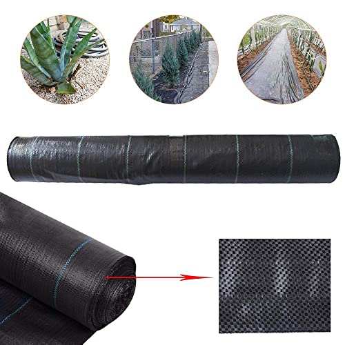 Weed Barrier Garden Landscape Weed Control Membrane Fabric Ground Cover Barrier Block Mat - size: 3ft*150ft