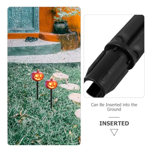 HANABASS Outdoor Ground Stakes for Solar Lights 10 Pack Landscape Lighting Spike Replacement Accessories for Garden Yard Lighting