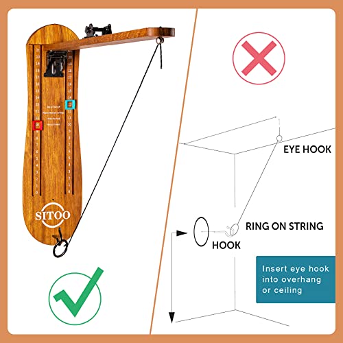 Ring Toss Game for Adults, Outdoors Games, Hook and Ring Game with Foldable Arm - color: WOOD