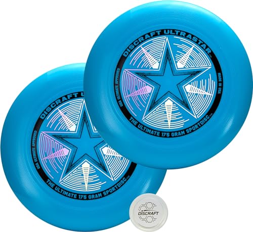 Discraft Ultrastar Ultimate Discs 1 & 2 Packs, Standard Size, for Competitive & Casual Play - color: Cobalt Blue