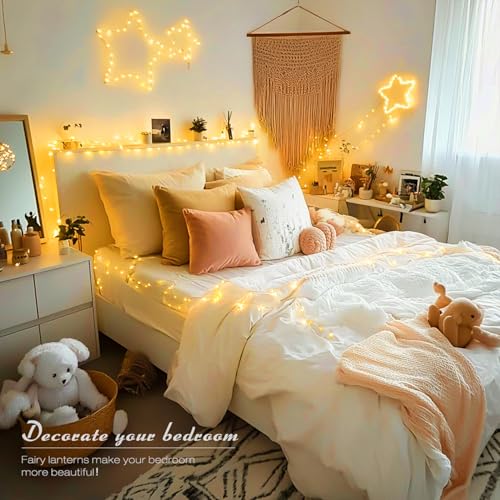 JMEXSUSS 300 LED Fairy Lights Plug in, 99 ft 8 Modes Remote Control Twinkle String Lights with Wheel, Warm White Christmas Lights Indoor Outdoor Waterproof for Bedroom Christmas Decor - color: Warm White, size: 99FT 300LED