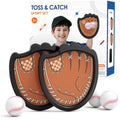 HYES Toss and Catch Ball Set, Outdoor Games for Kids, Beach Yard Camping Toys for Adult & Family, Kids Baseball Glove for 3 4 5 6 7 8+ Year Old Boys & Girls (2 Paddles & 3 Balls) - style: 2 pack