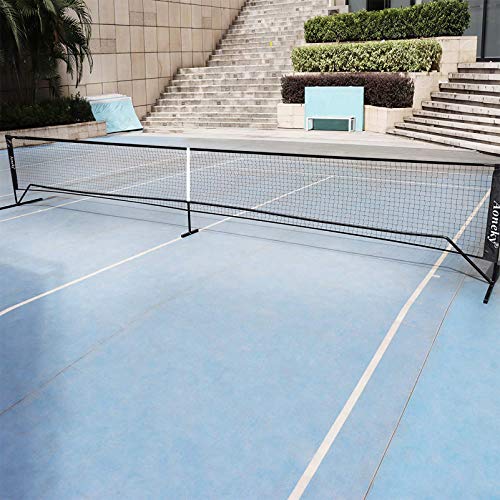 Aoneky Mini Portable Tennis Net for Driveway - Kids Soccer Tennis Net - Pickleball Net - size: 22 Feet