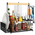 JBBTOOL Grill Caddy, BBQ Caddy with Paper Towel Holder & Utensil Holder, Picnic Caddy Organizer for Outdoor Cooking, Camping Essentials, Tailgating, Camping Must-Have for Patio, RV, Camper - style: Grill Caddy B