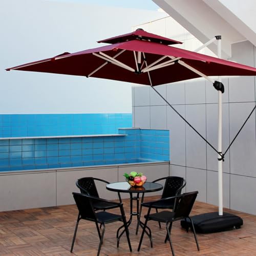 Umbrella Wind Stabilizer Straps,Fixed Strap for Large Outdoor Umbrella,Adjustable and Reusable Cantilever Parasol Wind Straps