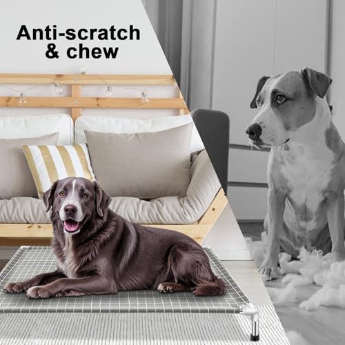 Elevated Dog Bed Pet Cot - Dog Cots Beds for | Detachable Raised Cat Dog Pet Bed, XL - size: X-Large-Open