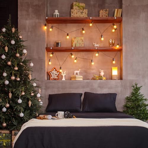 KGROTE 60Pcs Christmas Light Clips, Hooks for Outdoor String Lights Clips, Adhesive Cord Organizer Hooks, Sticky Wire Holder for Hanging Christmas Lights, Wall Cable, Fairy Lights (Clear, Small) - size: Small
