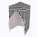 Impact 4'x4' Pop up Changing Dressing Room, Black and White - color: Black,White